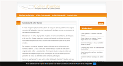 Desktop Screenshot of collier-dambre.com